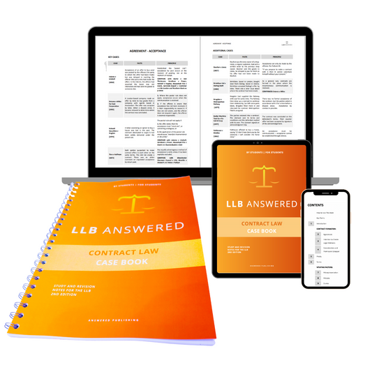 Contract Law - LLB Case Book