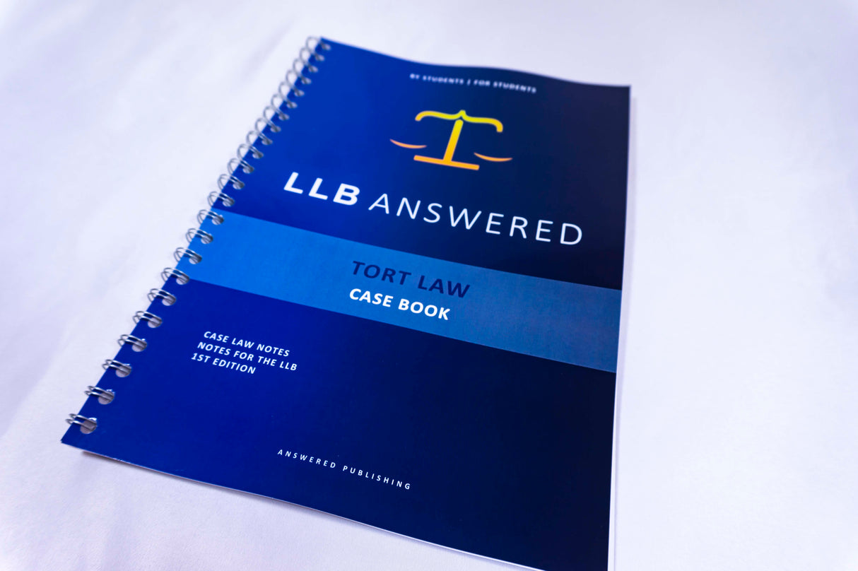 Tort - LLB Case Book