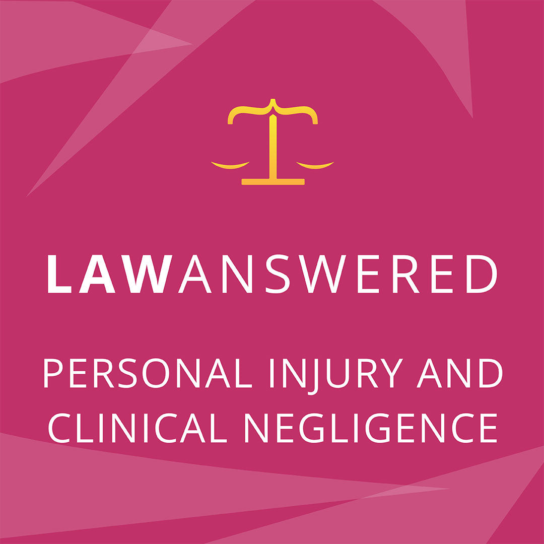 Personal Injury & Clinical Negligence - Law Study Notes