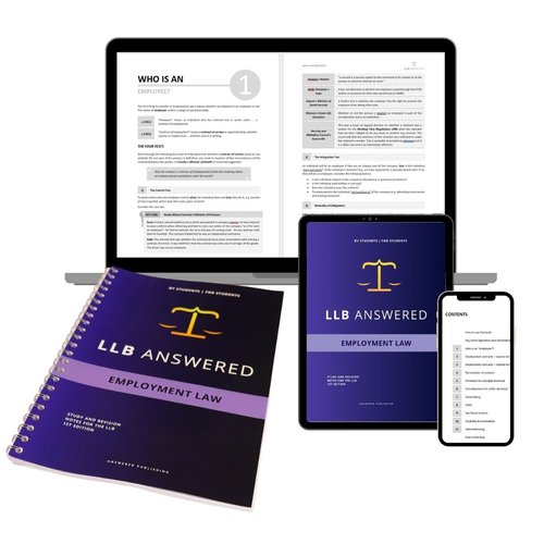 Employment Law Study Notes - LLB Core Guide