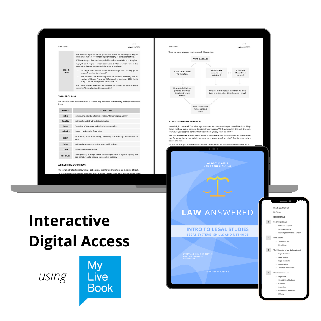 Introduction to Legal Systems, Legal Studies & Skills