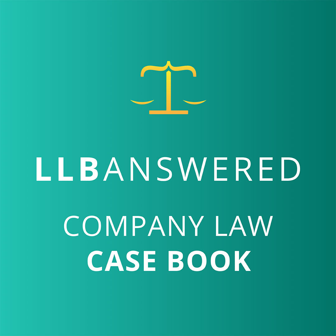 Company Law - LLB Case Book