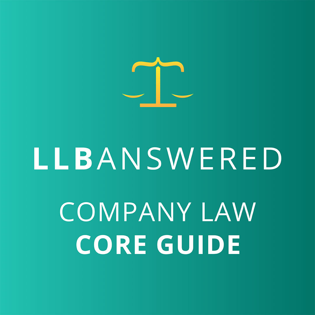 Company Law Study Notes - LLB Core Guide