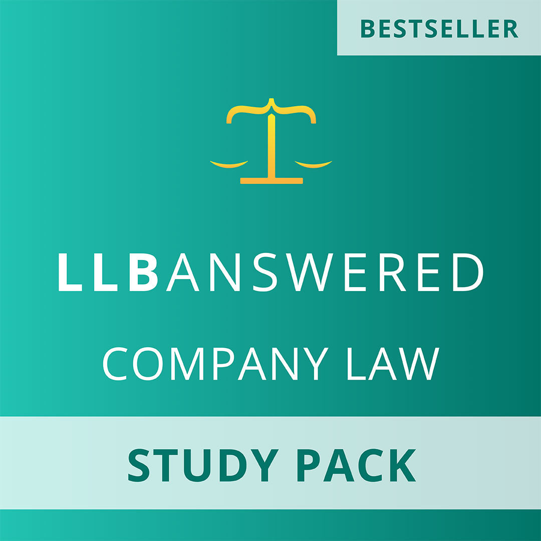 Company Law Study Notes - LLB Study Pack (Core Guide and Case Book)