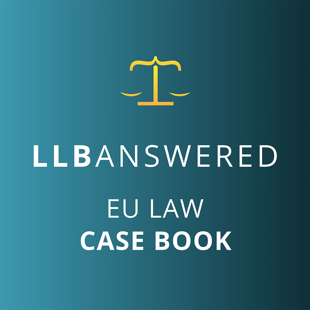 EU Law - LLB Case Book