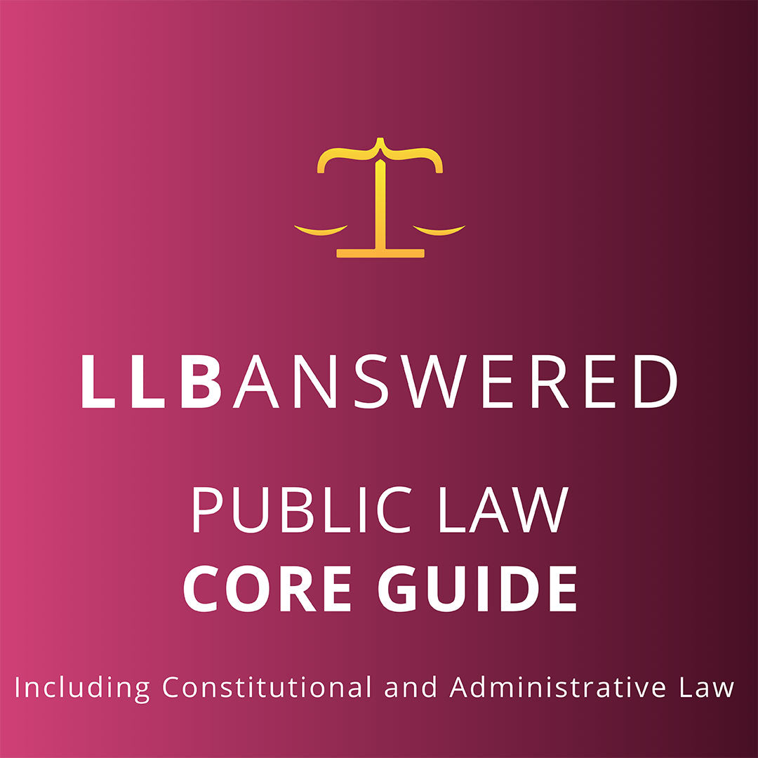 Public Law Study Notes - LLB Core Guide