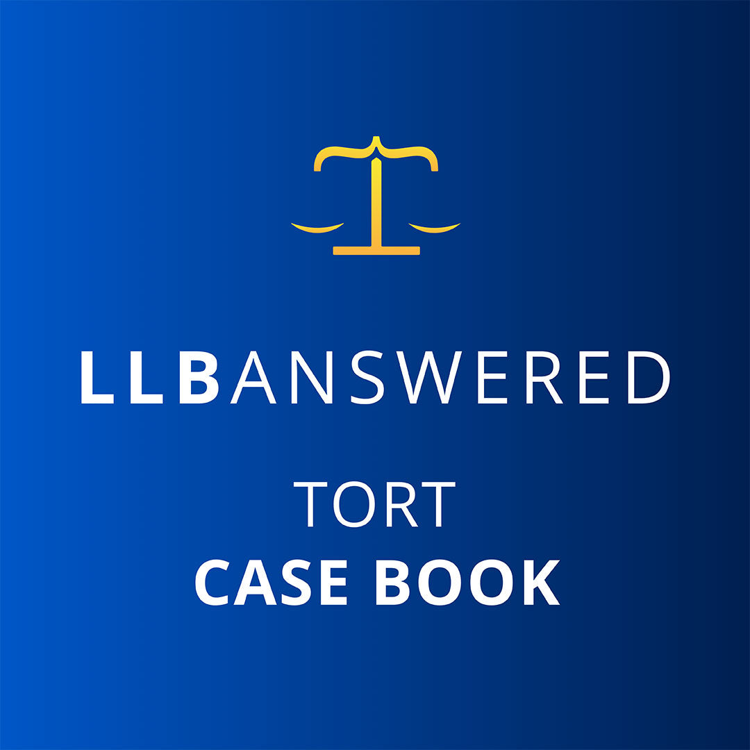 Tort - LLB Case Book