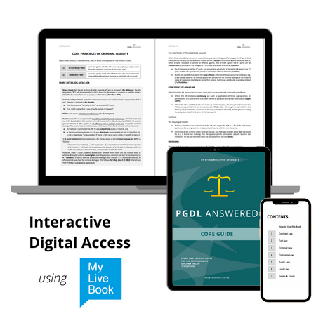 PGDL Core Guide - Law Study Notes