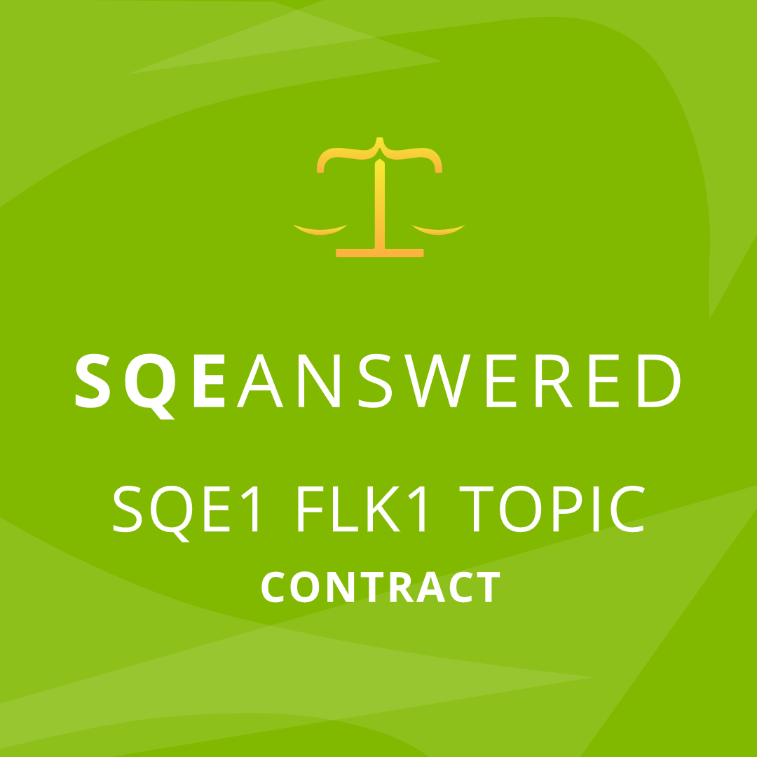 Contract - SQE1 (FLK1) Topic