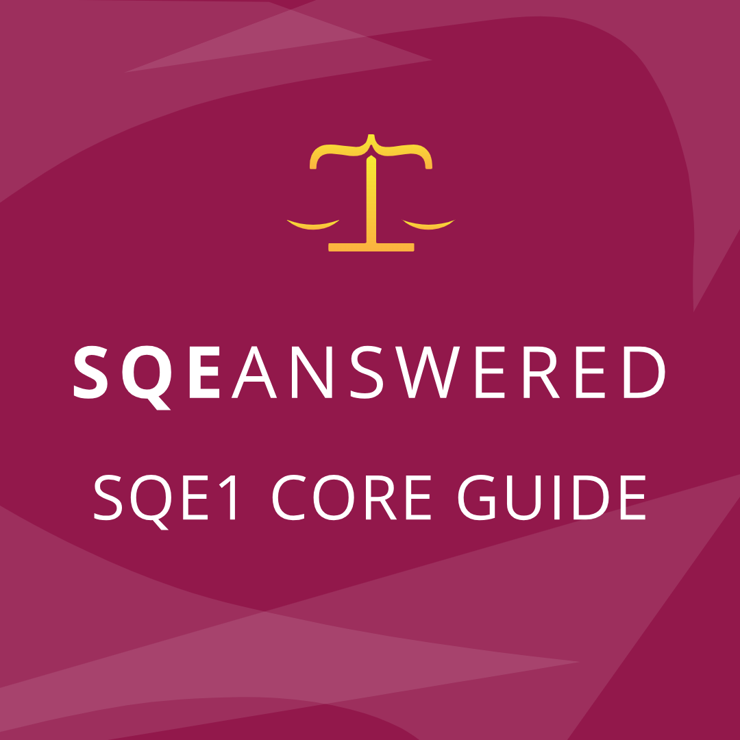 SQE1 Core Guide Books - FLK1 & FLK2 Subjects - Law Study Notes